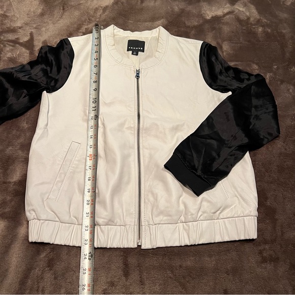 Pre owned trouve jacket sz M black and white - Picture 2 of 6